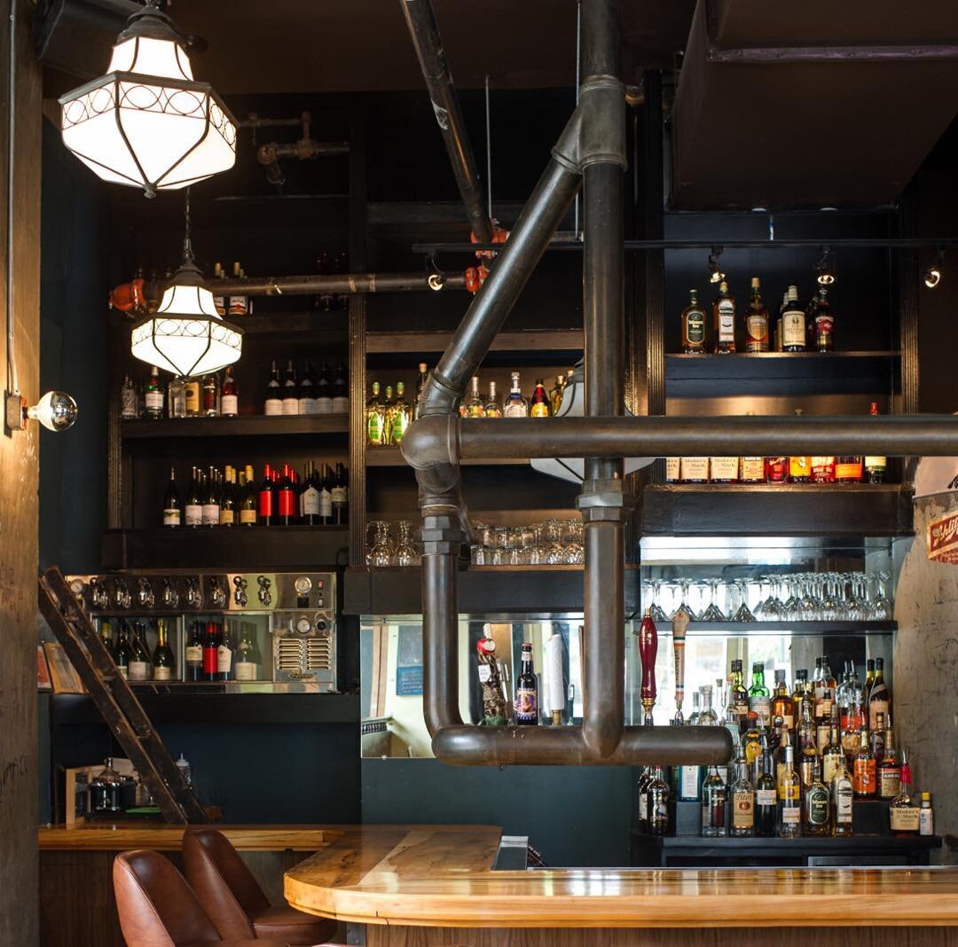 Transformed...A blackened steel bar tap for a downtown Brooklyn restaurant. Designed by Hecho Inc. ⁠⠀
⁠⠀
#MetalWorker #BlackenedSteel #Bartap #bar #Brooklyn #JuarezCustom