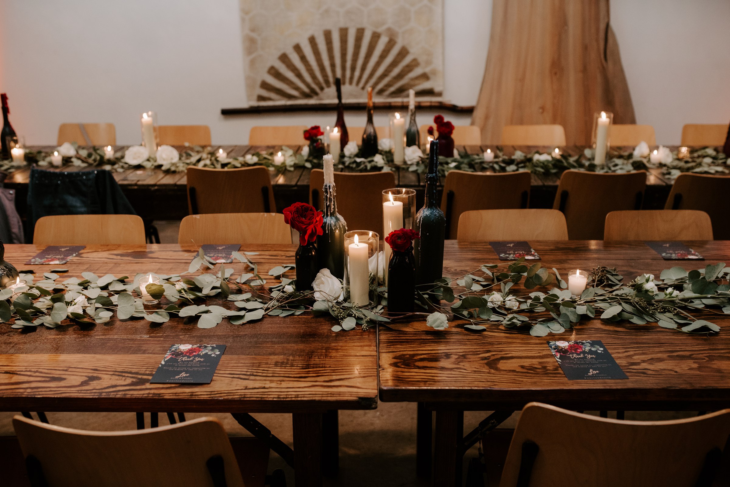  wedding venue table details vuka collective austin texas 