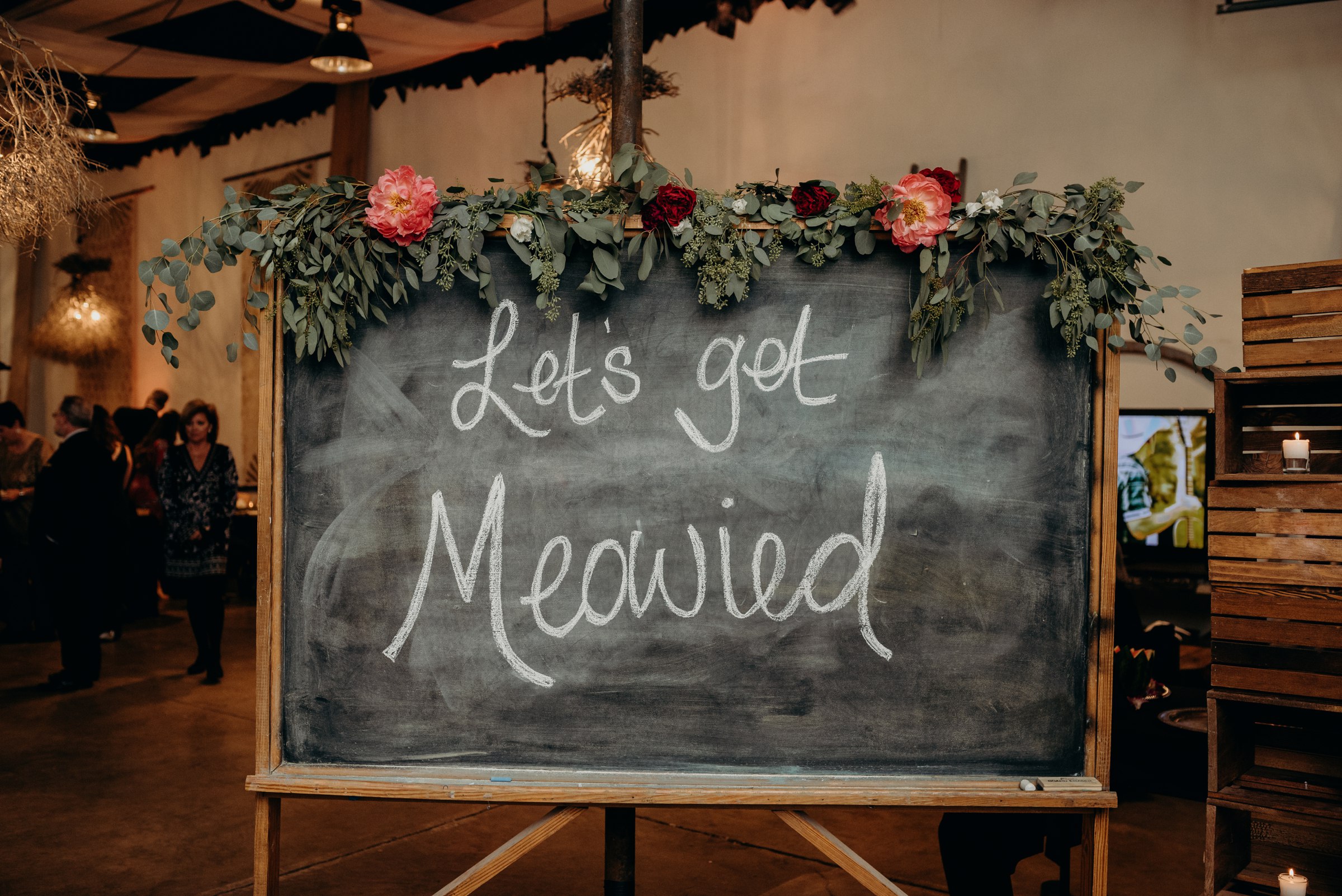 lets get married sign spelled lets get meowied vuka collective austin texas 