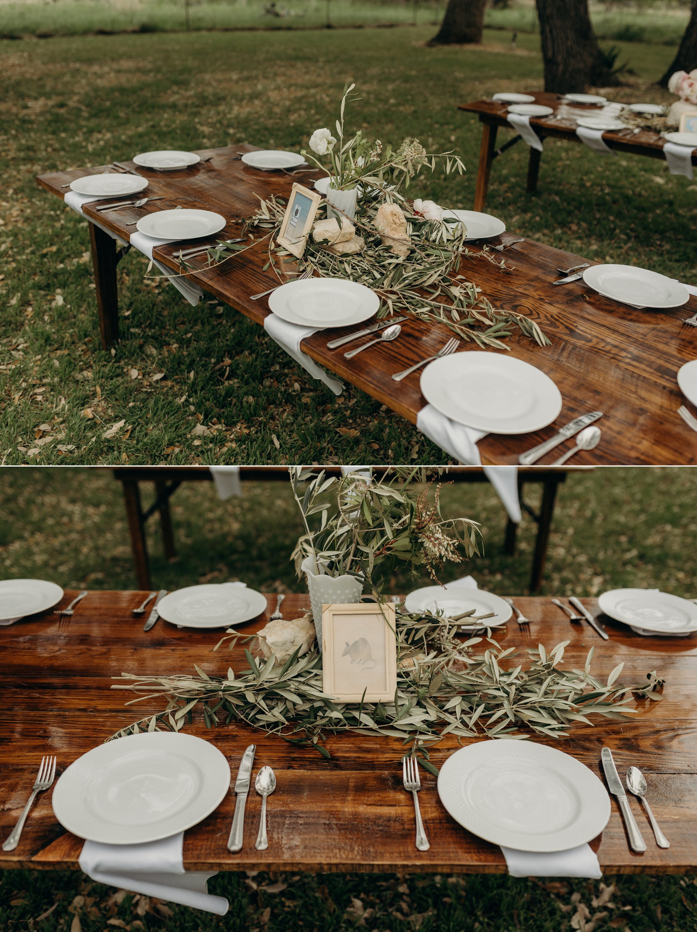  table&nbsp;details of plant at kyle wedding venue 