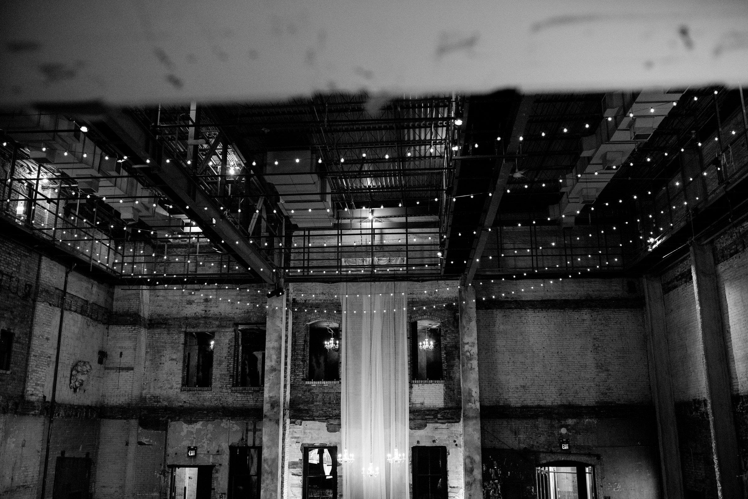  detail of aria minneapolis historic industrial warehouse wedding venue 