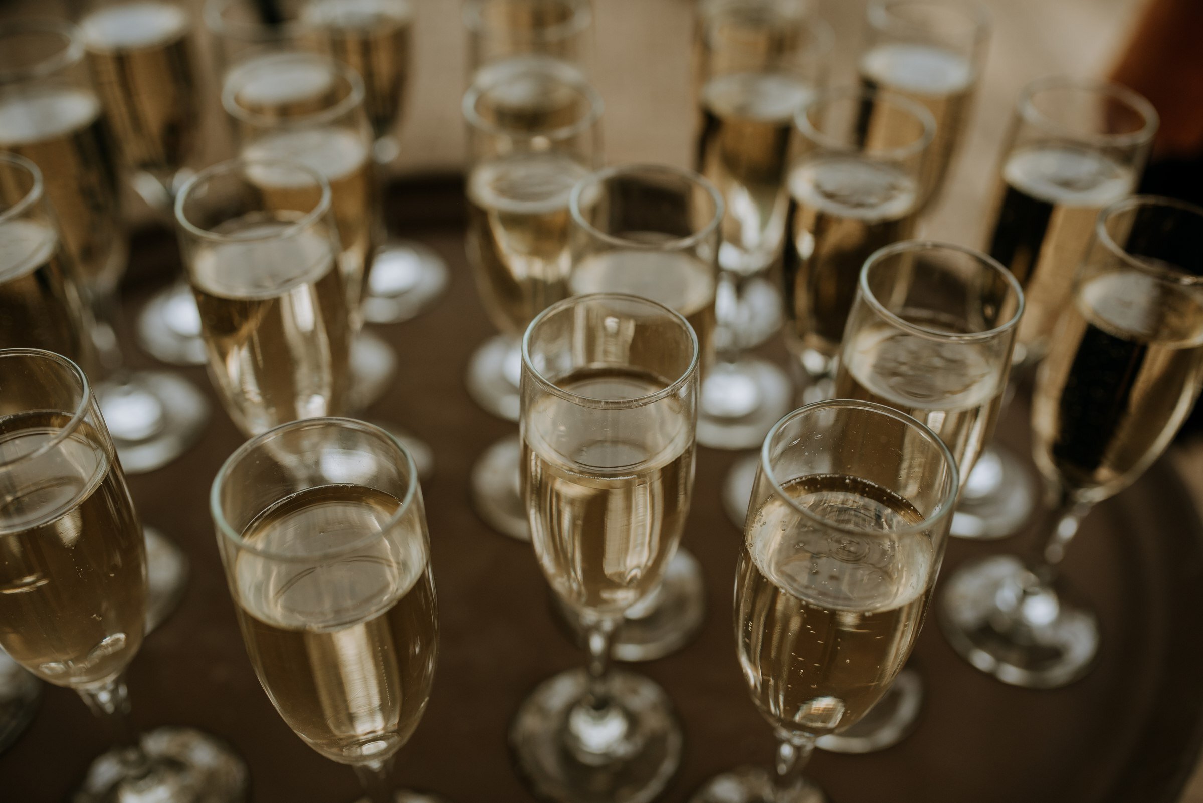  champagne flutes wedding austin texas 