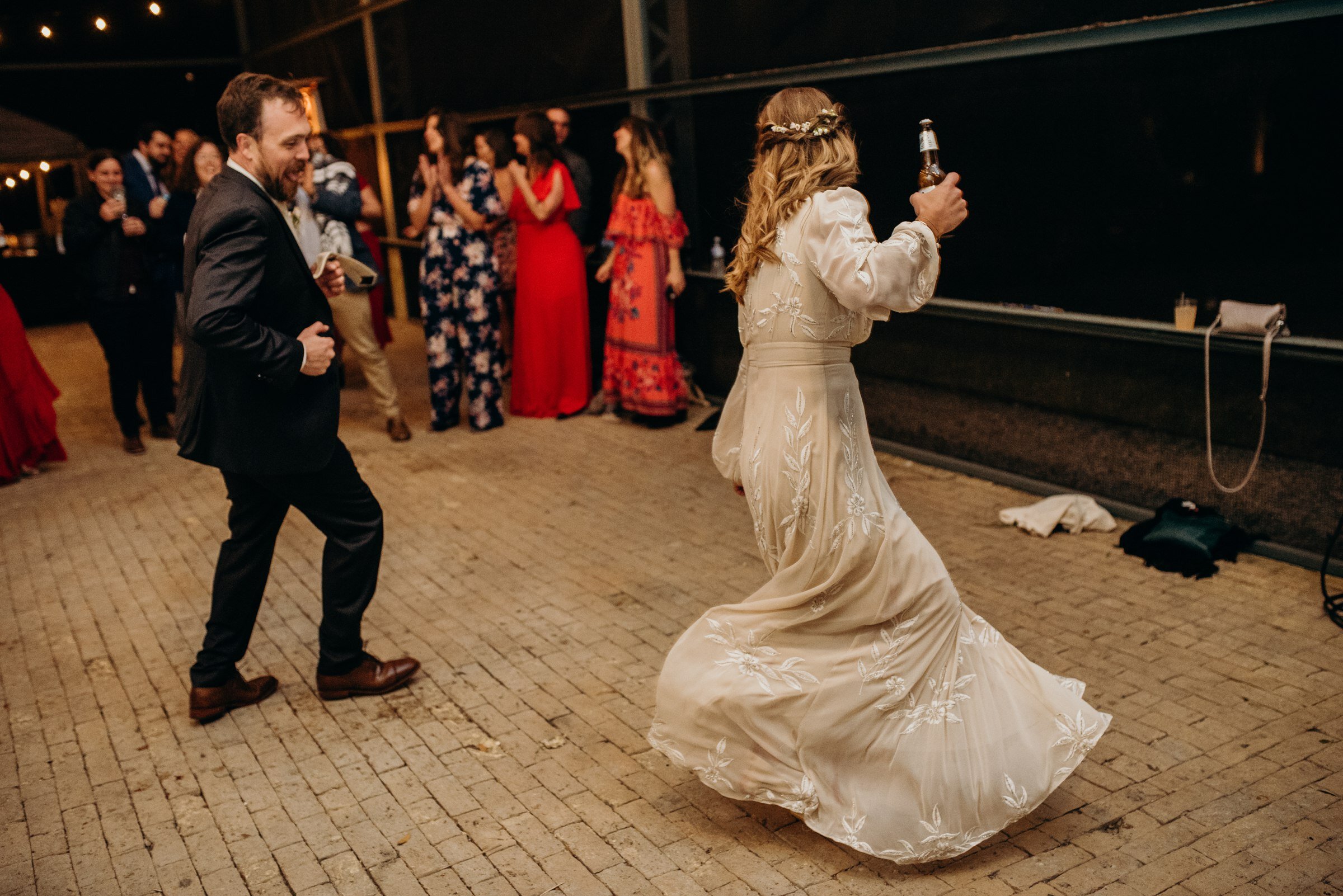  bride and groom dance plant at kyle wedding venue austin texas 