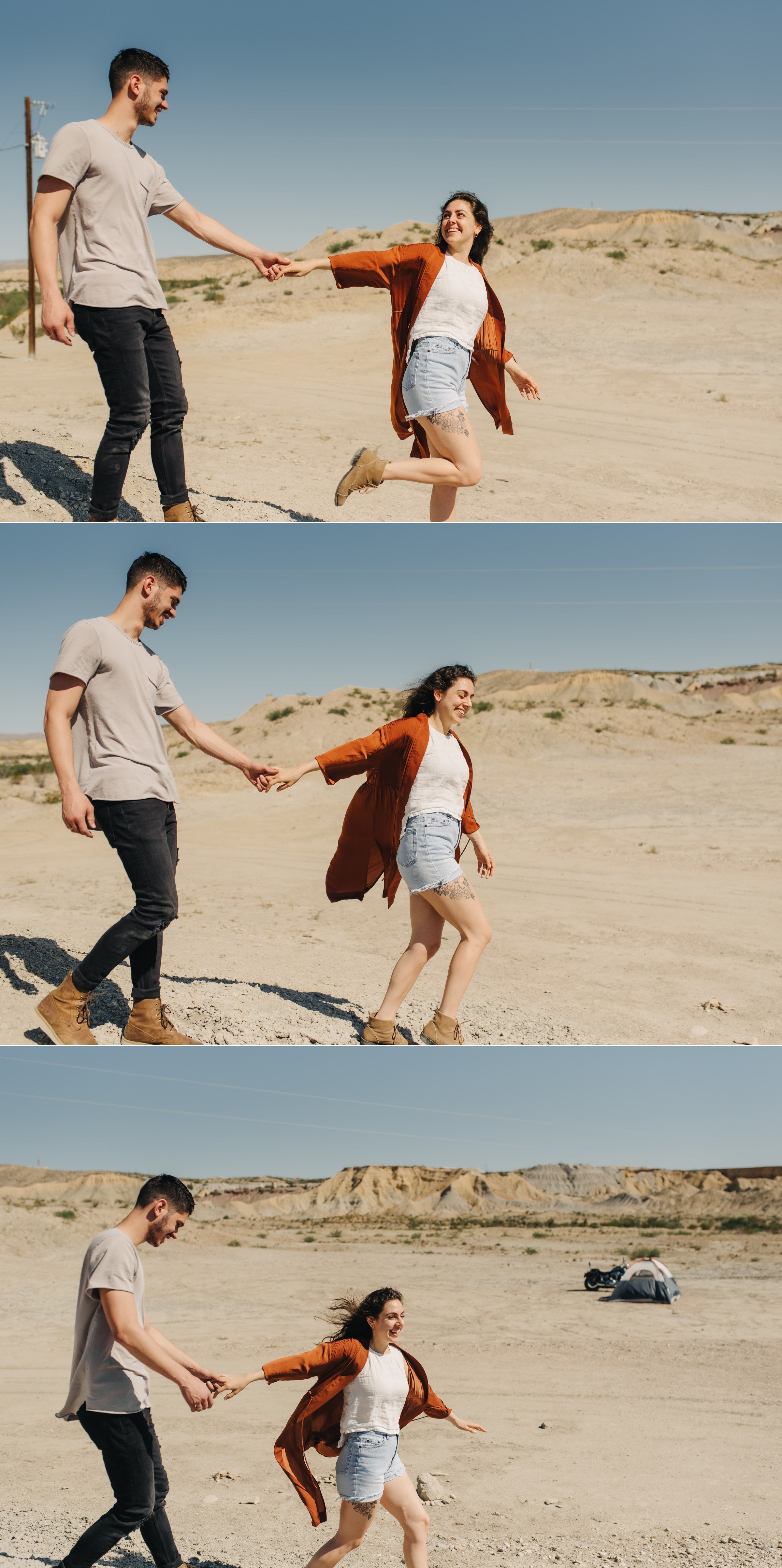  couple walking in terlingua west texas big bend couples session 