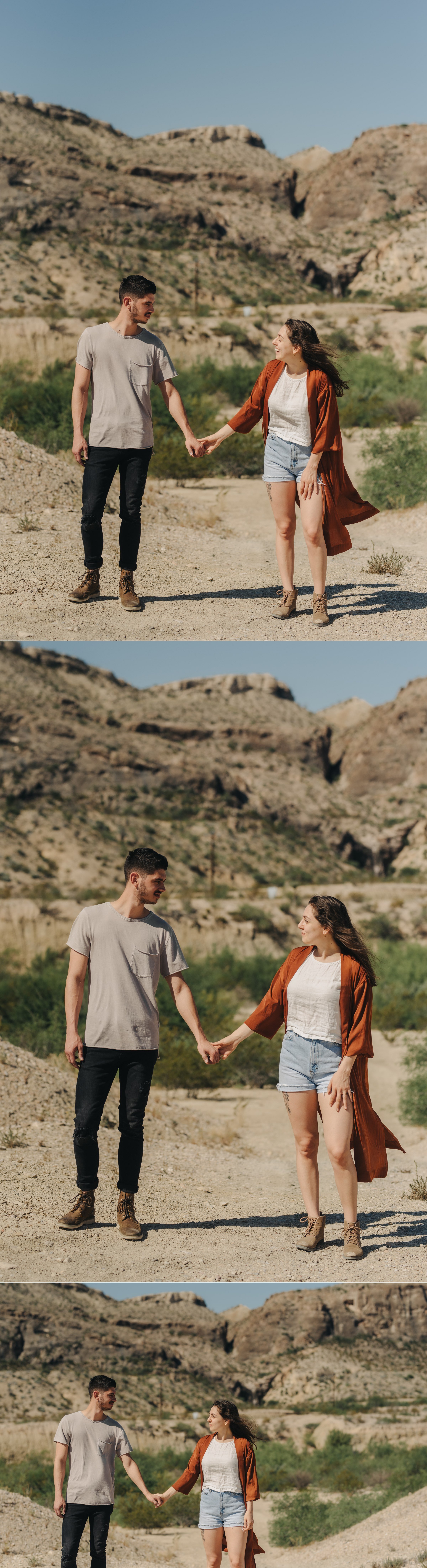  couple in desert terlingua west texas big bend couples session 