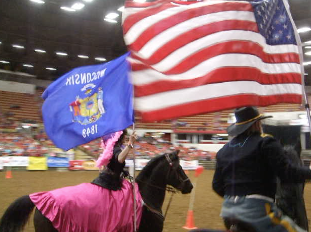 Bringing in the colors-2015 Midwest Horse Fair