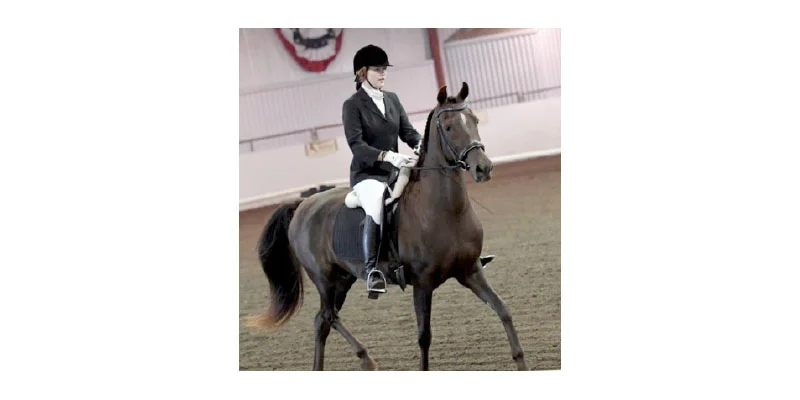 Dressage team Alyssa Pedersen and 21 year old mare Tony Fennelly won hi point Jr. Exhibitor at Jubilee! Congratulations!