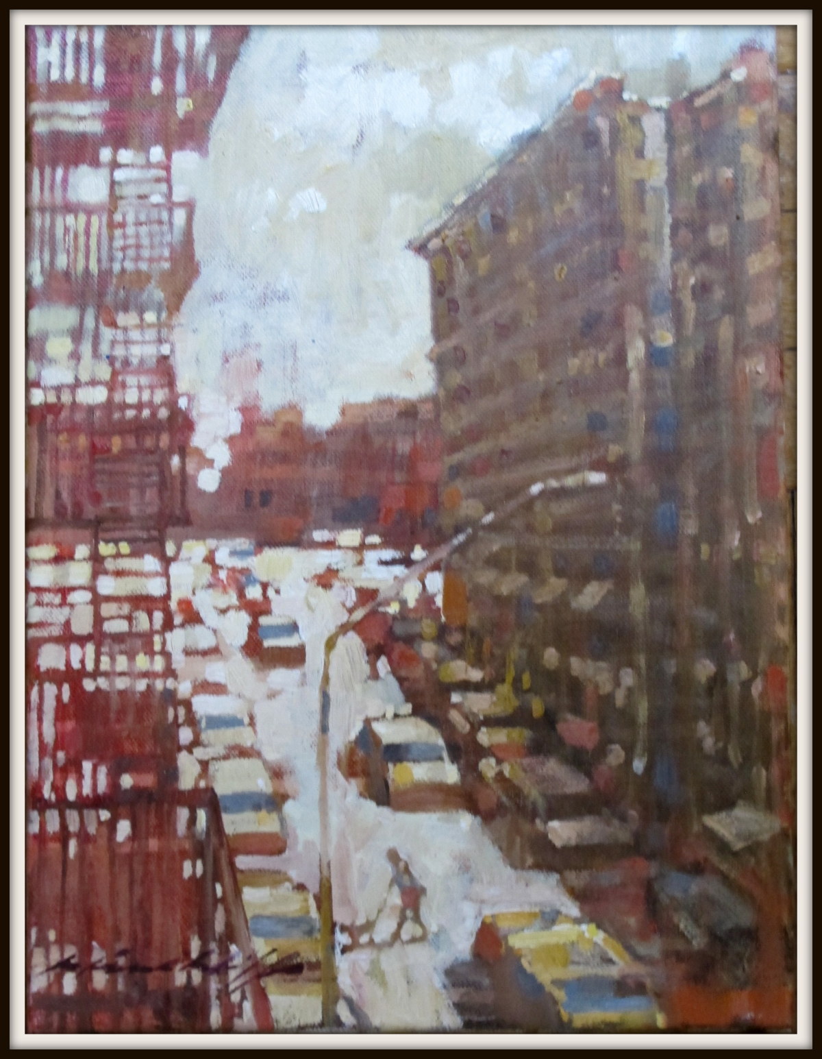 Study for "View from the Studio, Harlem"