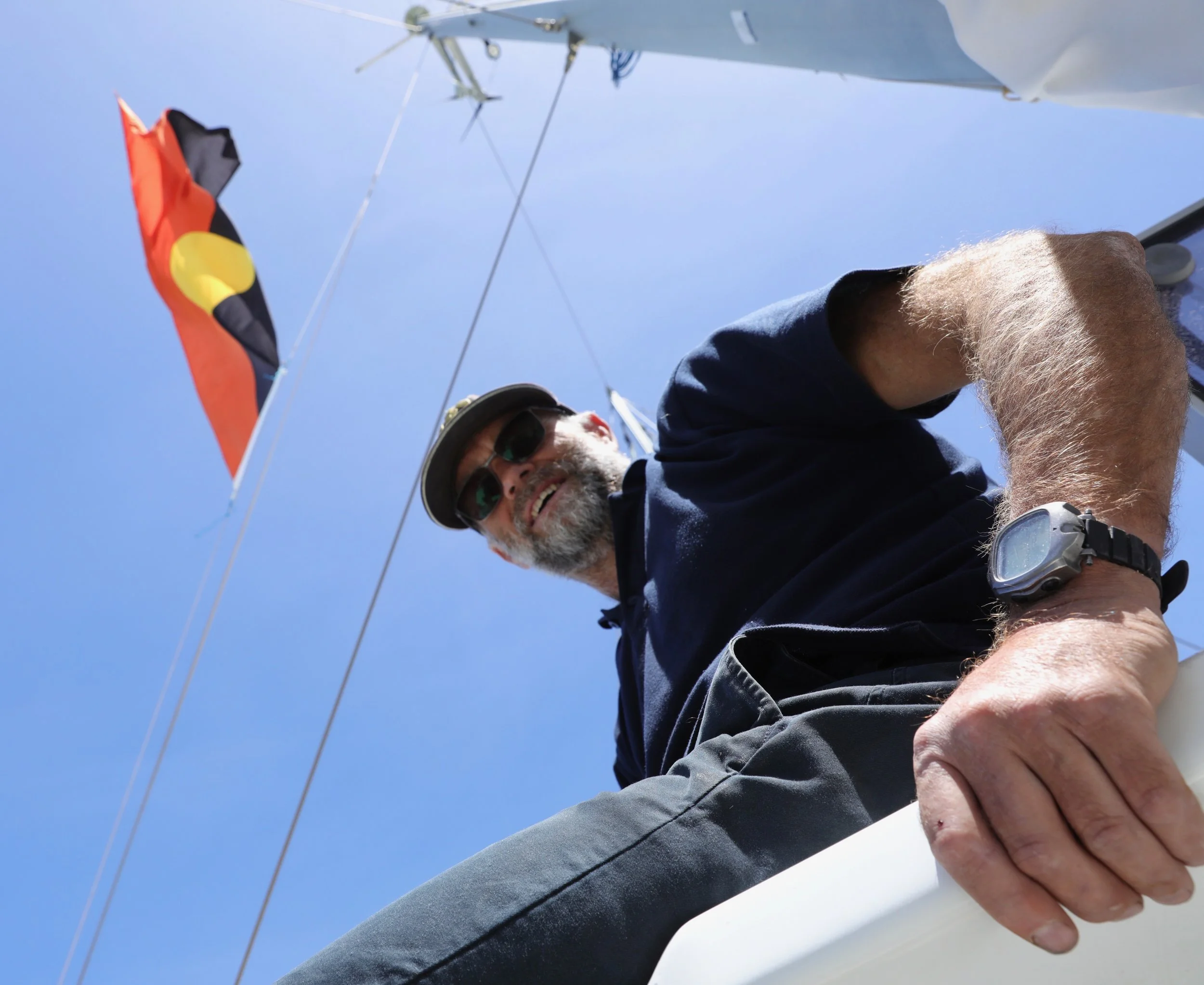 Meet our new First Mate- Wayne Hill. As you can see, Pelican1 is in good hands.