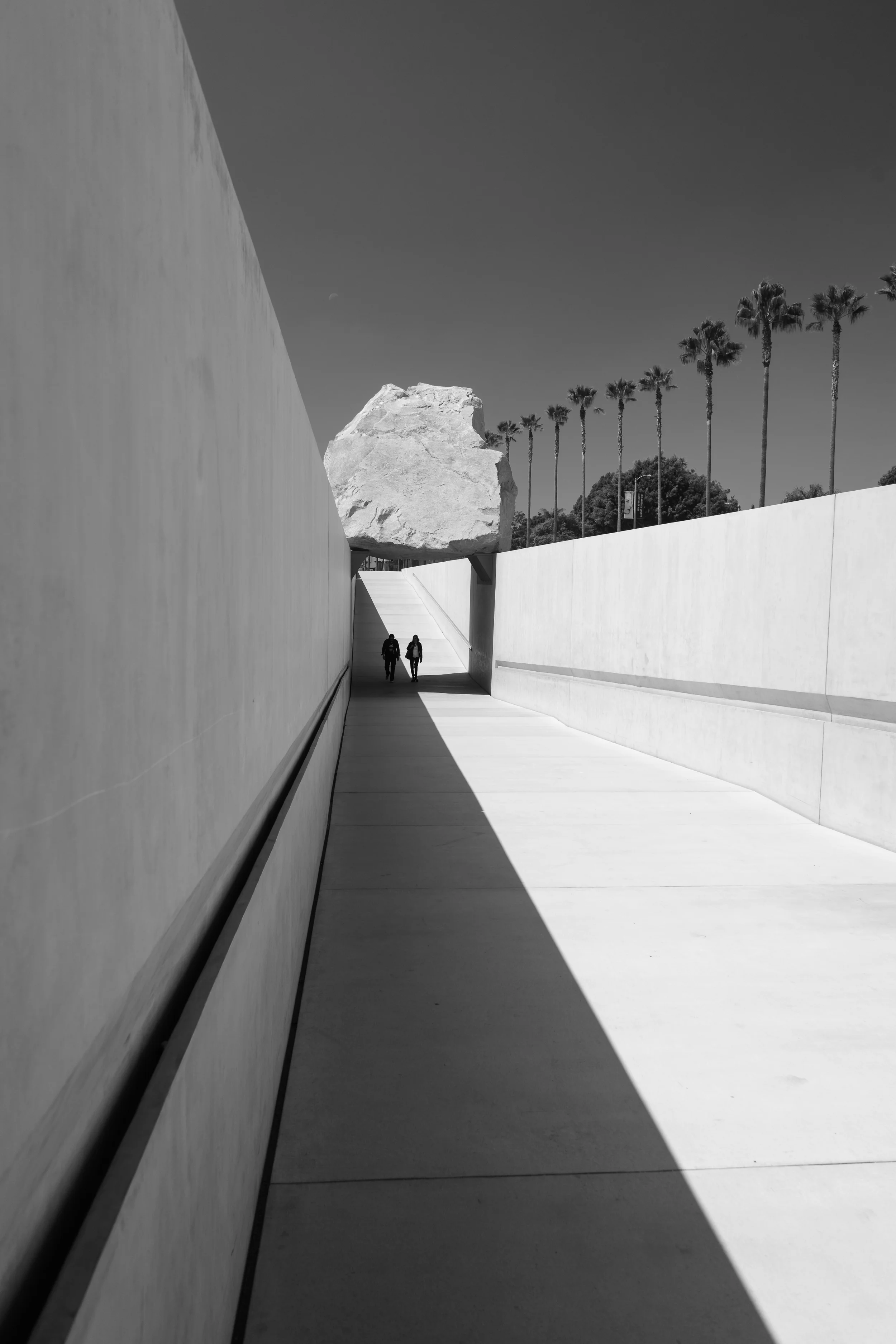 Levitated Mass. Los Angeles, CA