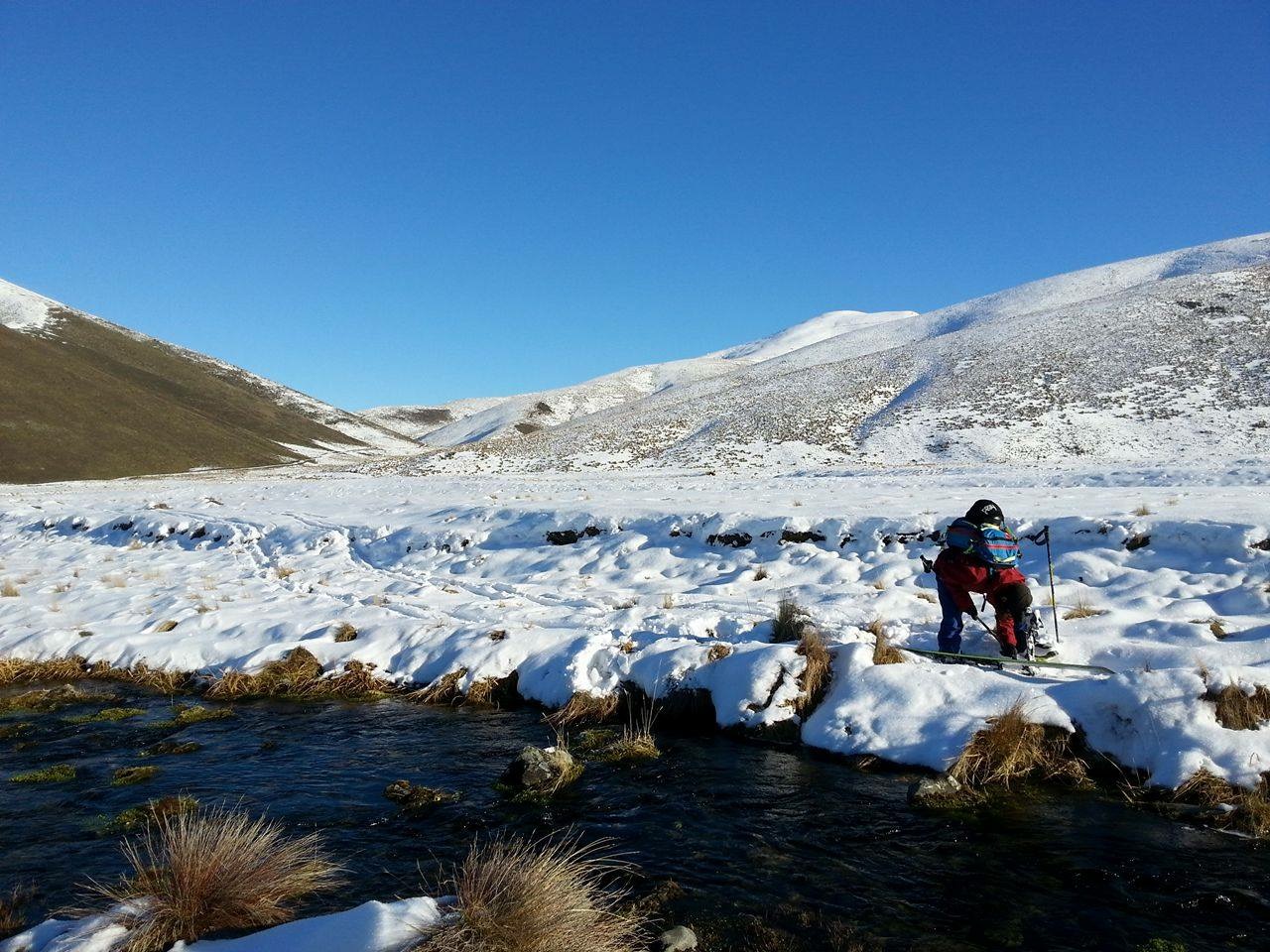 In the basin at the foot of the St Bathans range. Photo: Scott palmer