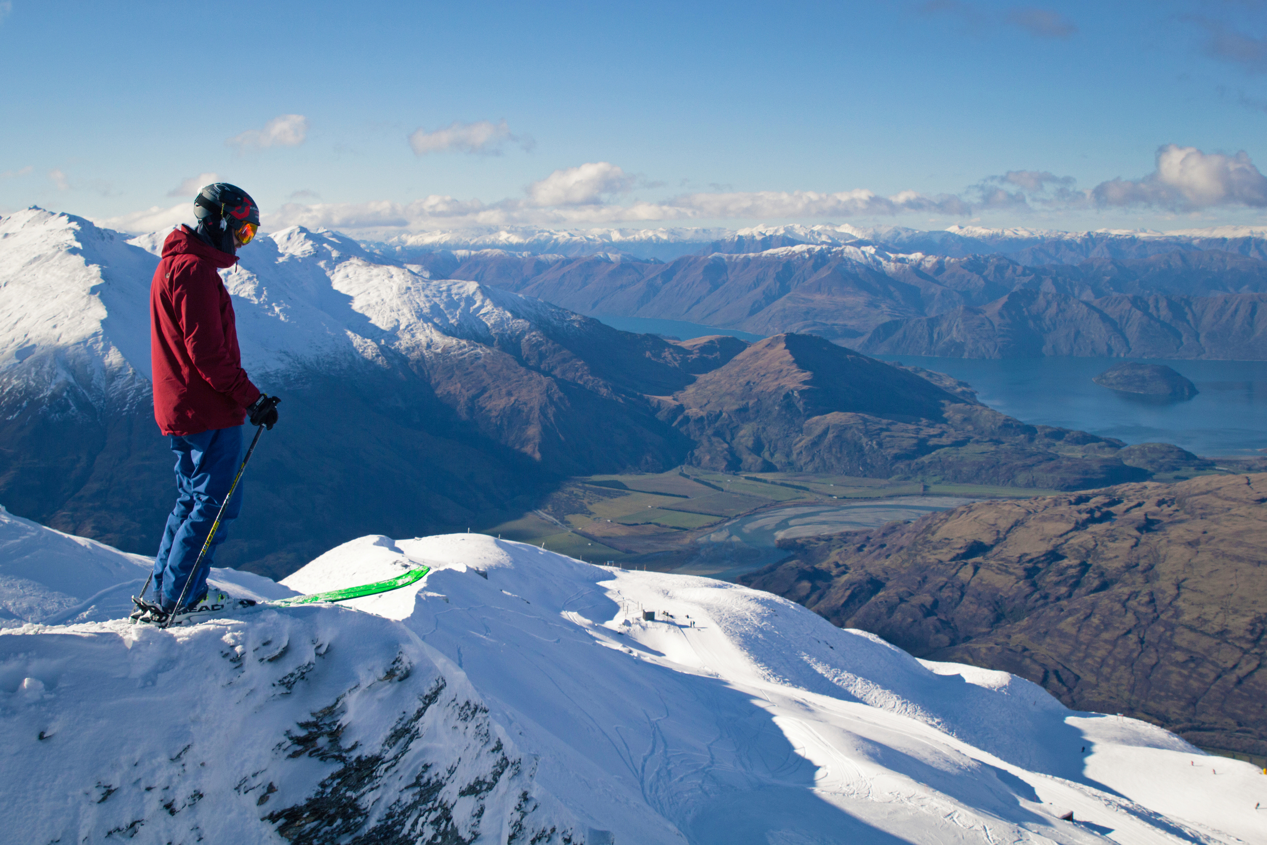 Treble Cone Looking out on lake Wanaka. Photo by Hugo Peckham https://www.facebook.com/hugopeckhamphotography/?fref=ts