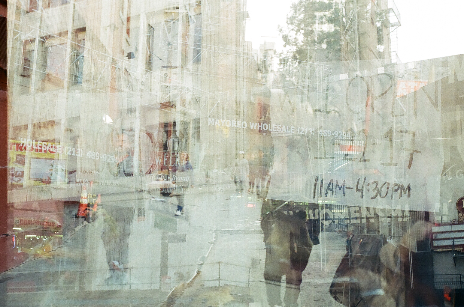 Double Exposure in Pershing Square