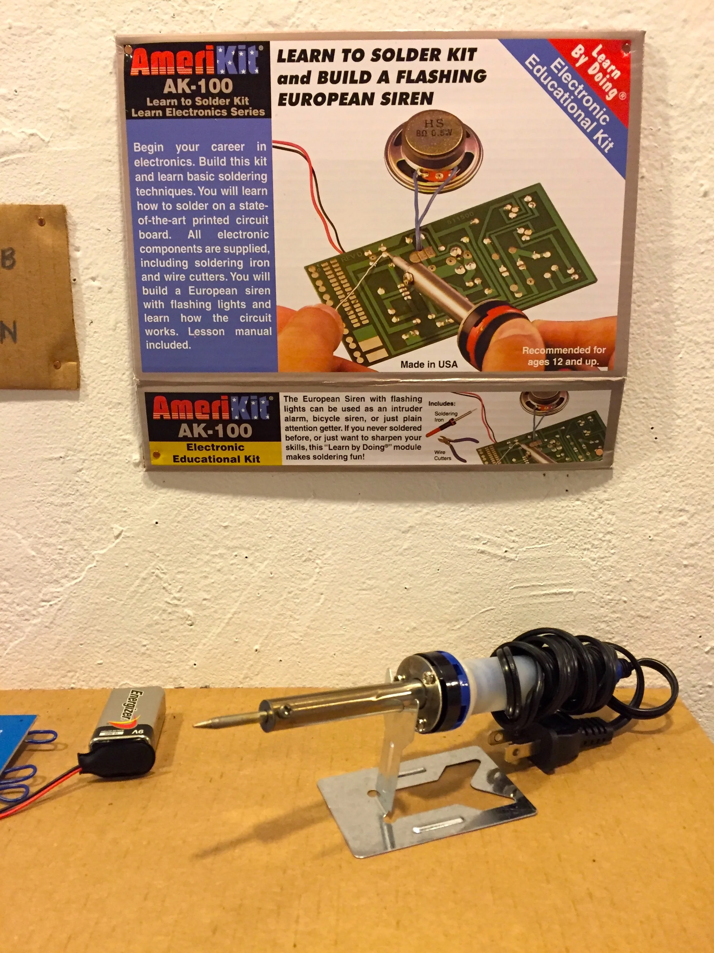 AK-100: Learn to Solder, European Siren