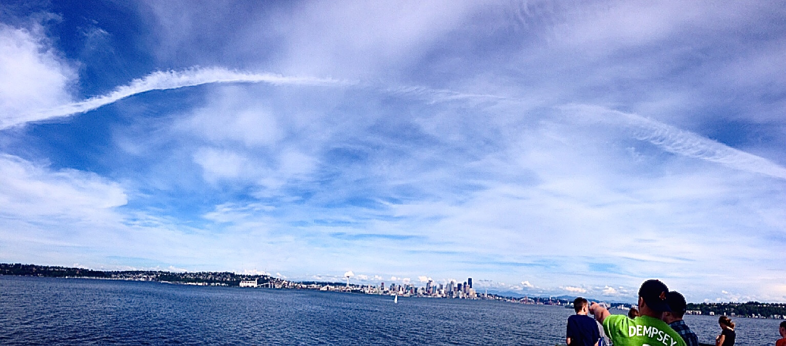 Ferry ride back to Seattle from Port Angeles. 