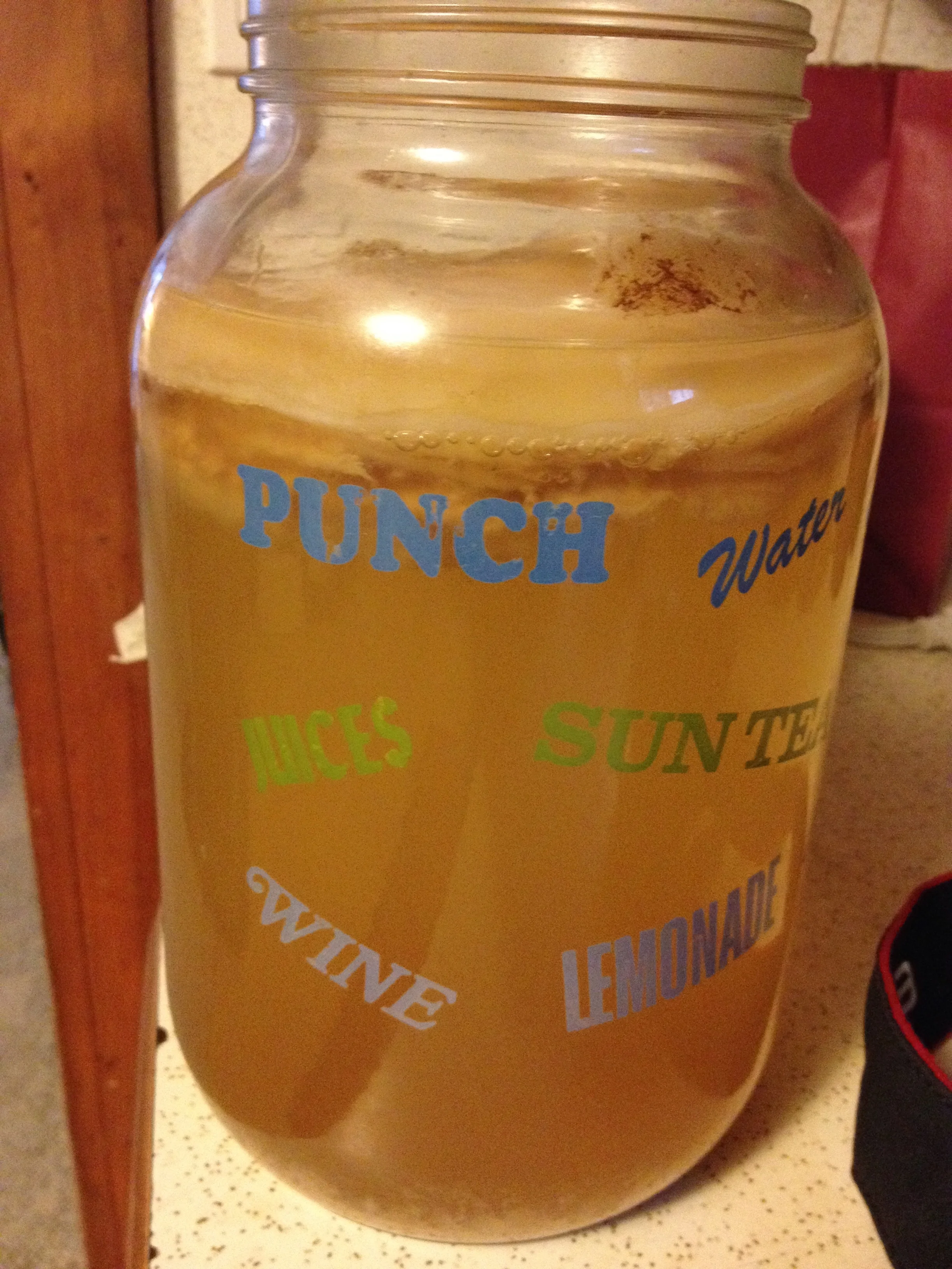 Sooooo my brother makes his own kombucha....