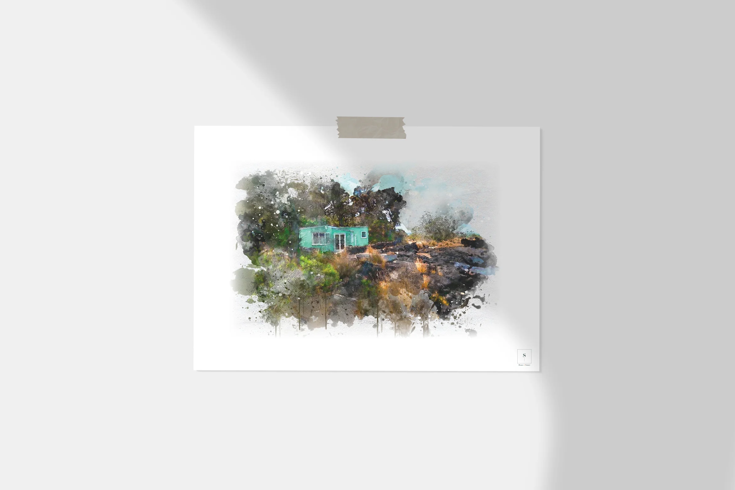 Digital Watercolour Paintings Tina Somerville Designer