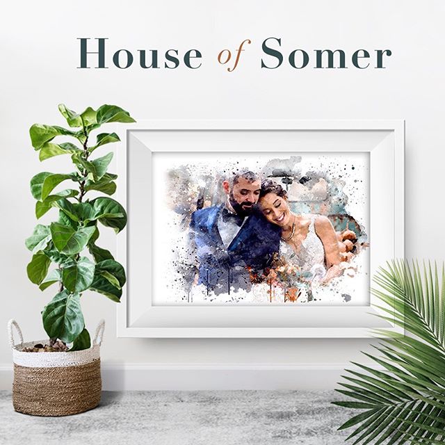 We&rsquo;re House of Somer! We bring works of art from our house to yours by creating custom digital watercolour paintings directly from your photos! 📸 Send us your digital photos and we will turn them into a digital watercolour painting. We will th