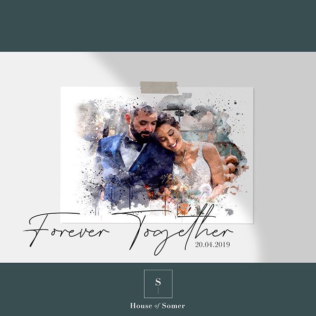- Wedding Photos

House of Somer creates custom digital watercolour paintings directly from your photos! 📸 Send us your digital photos and we will turn them into a digital watercolour painting. We will then send your custom artwork via email as a JP