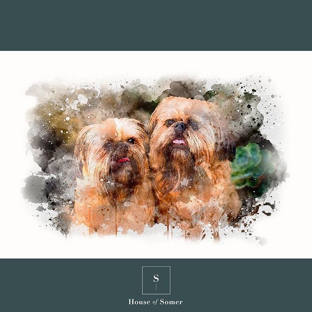- Ruby &amp; Leo
House of Somer creates custom digital watercolour paintings directly from your photos! 📸 Send us your digital photos and we will turn them into a digital watercolour painting. We will then send your custom artwork via email as a JPE