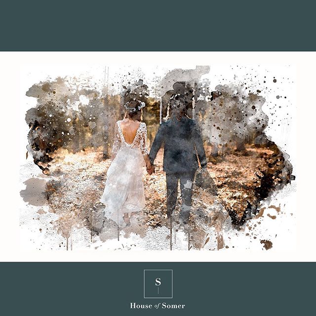 - Newlyweds on their wedding day
House of Somer creates custom digital watercolour paintings directly from your photos! 📸 Send us your digital photos and we will turn them into a digital watercolour painting. We will then send your custom artwork vi