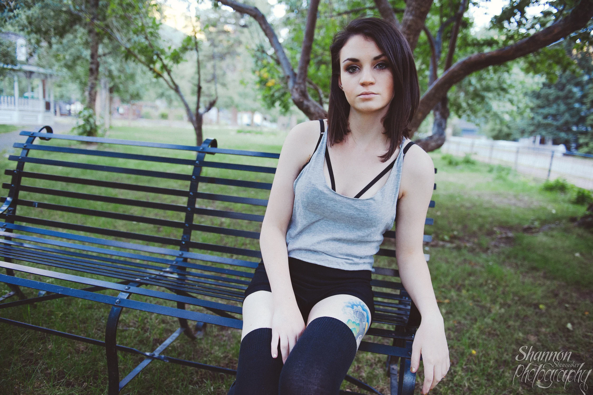 This photo doesn't really fit the theme we were going for, but this park was super cute, and I'm in love with this photo.