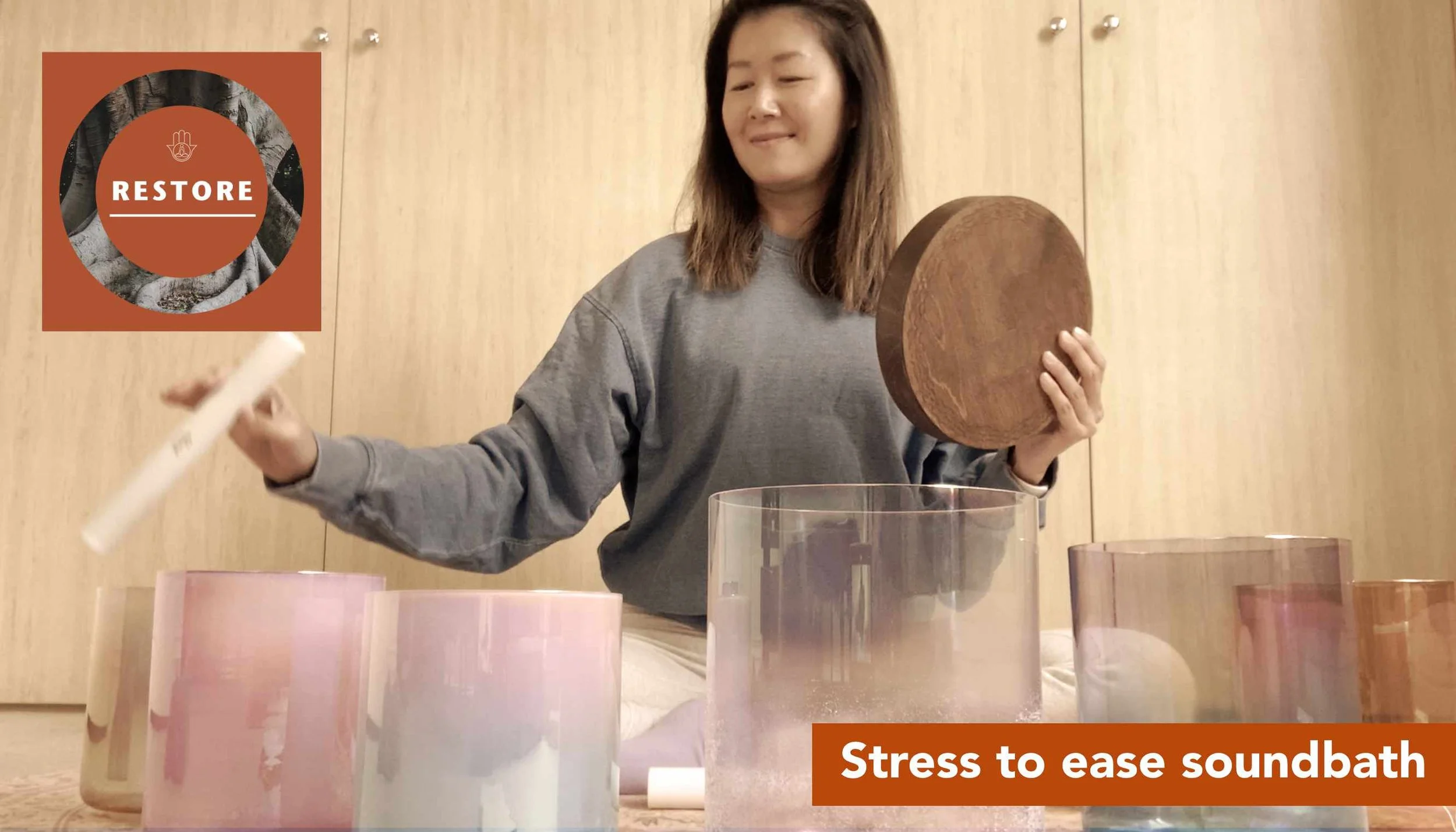 Stress to ease soundbath