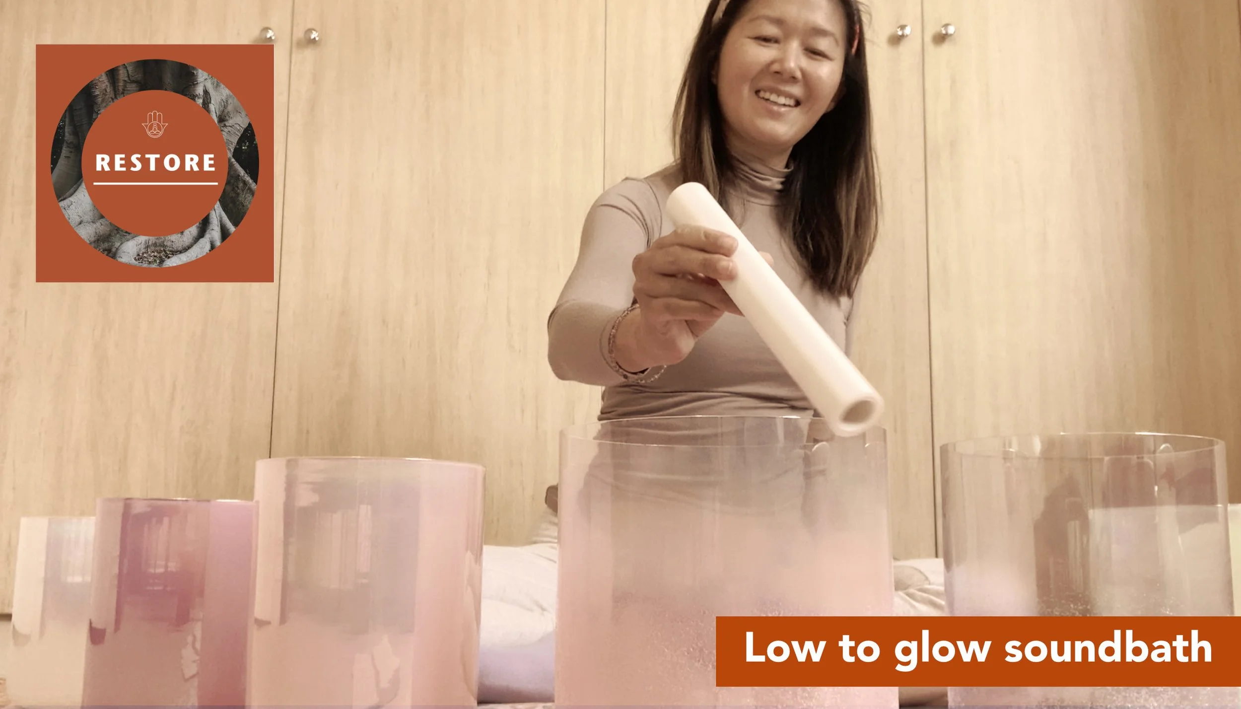 Low to glow soundbath