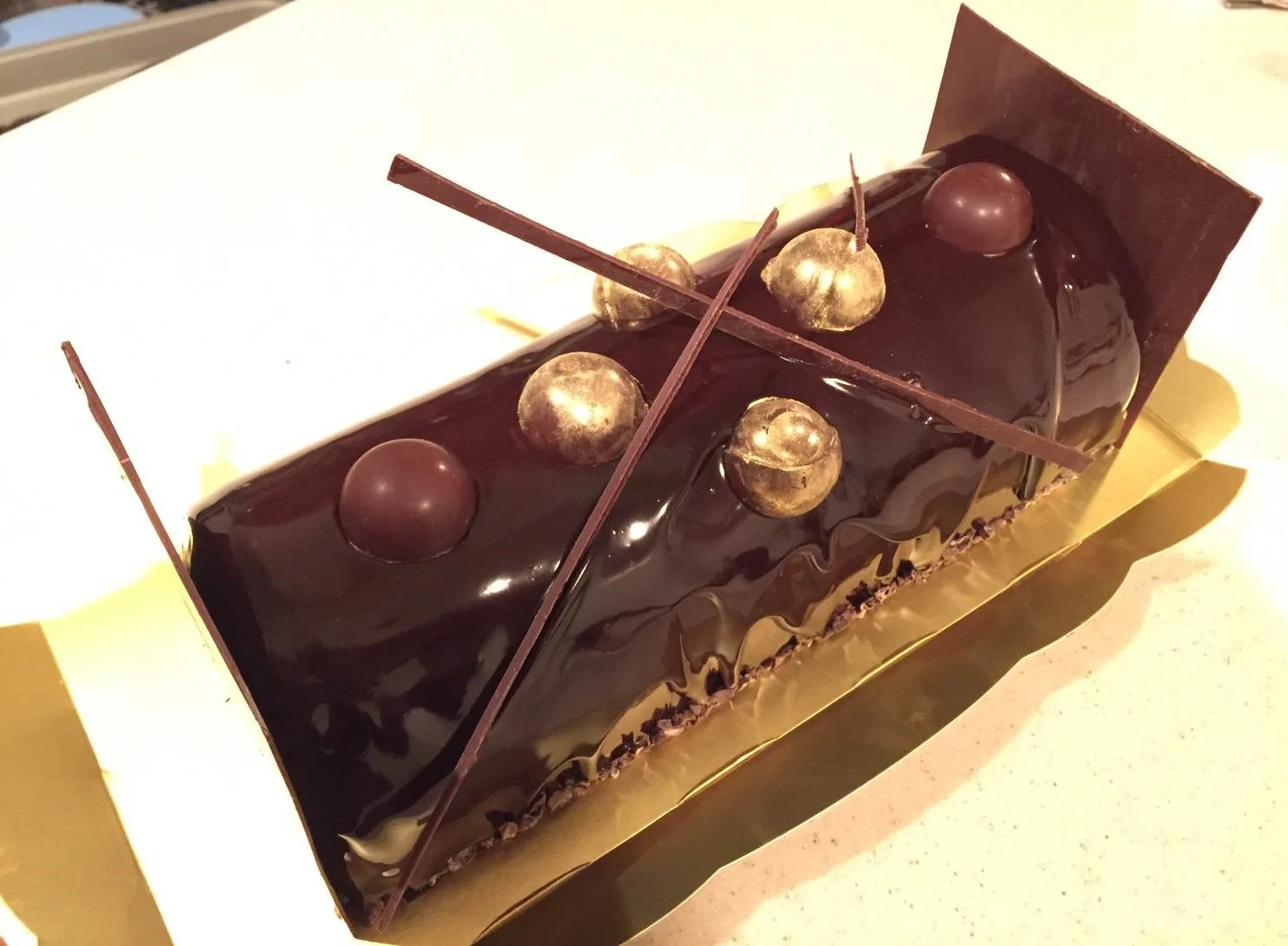 X'Mas cake 2014 - Dark Choco Praliné