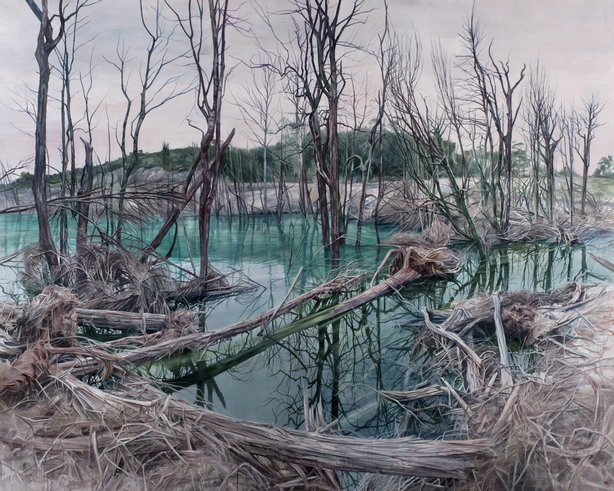 Toxic Gothic, 164cmx204cm, oil on canvas