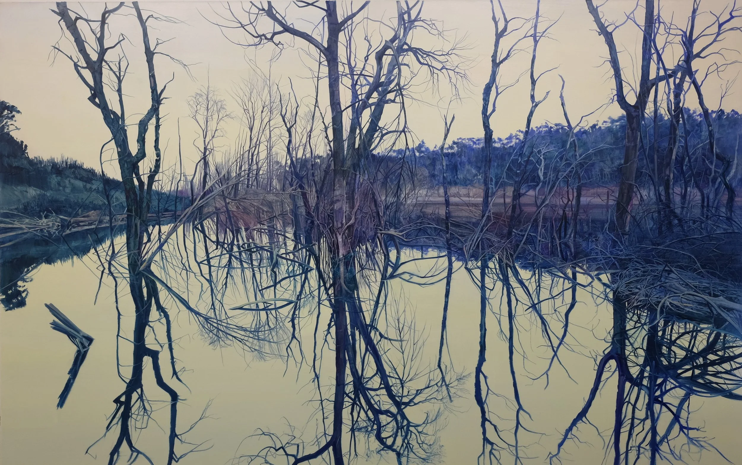 Unquiet I, oil on canvas,  128cmx204cm