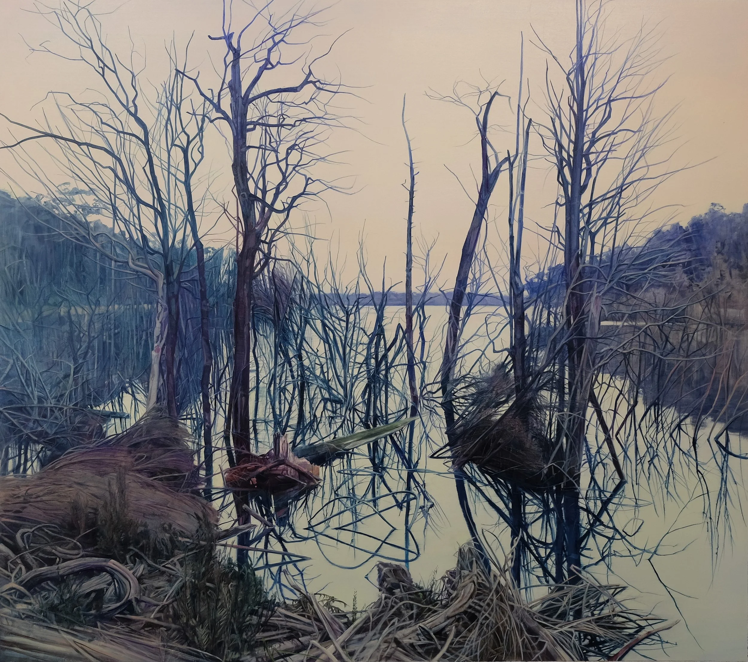 Unquiet II, oil on canvas, 141.5cmx160cm