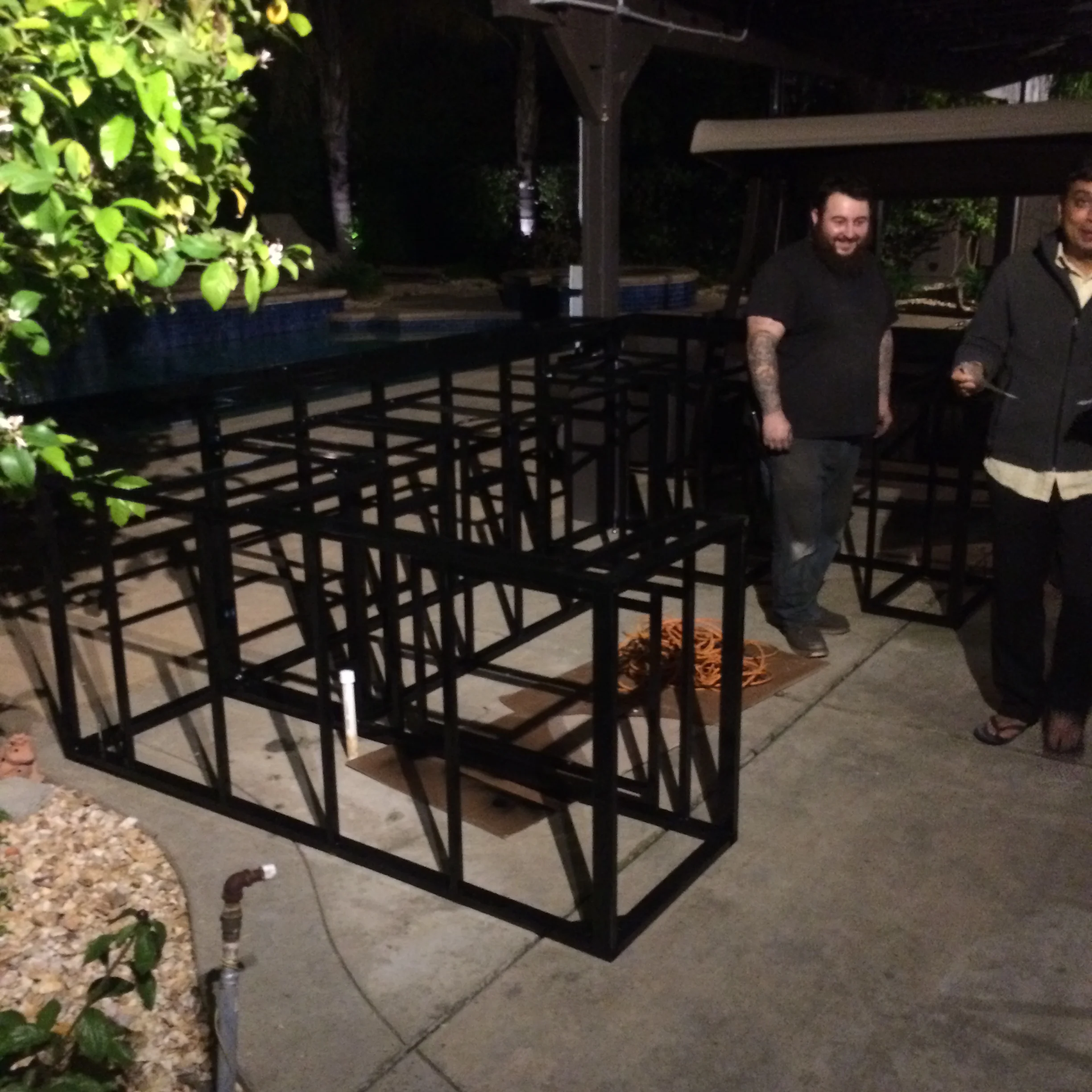 BBQ Island Frame — NTK Fabrication