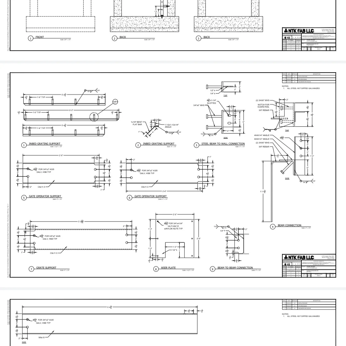 Shop Drawings for Folsom Ranch Hydromodification Basins.