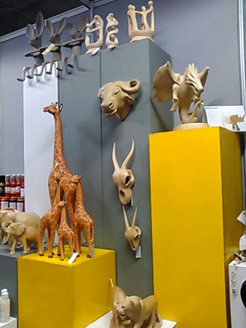 Products from Pius & Sons and Sphoko Design at the SWIFT Craft + Create stand.