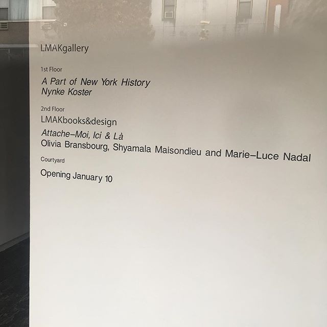 Still on view until December 24th ! #newyork #lowereastside #attachemoiparfums #lmakgallery #marielucenadal #shyamalamaisondieu