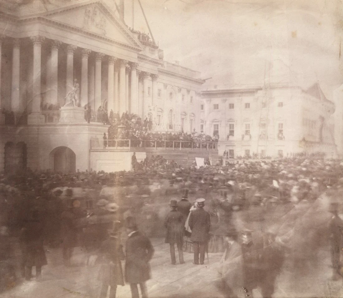 Inauguration of James Buchanan, President of the United States, at the east front of the U.S. Capitol, March 4, 1857. Montgomery C. Meigs Papers—Library of Congress
