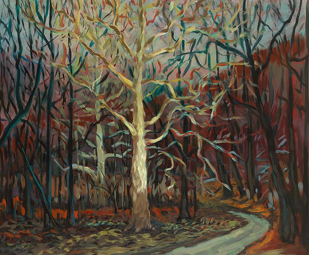 Gravel Road oil on canvas 28 x 32