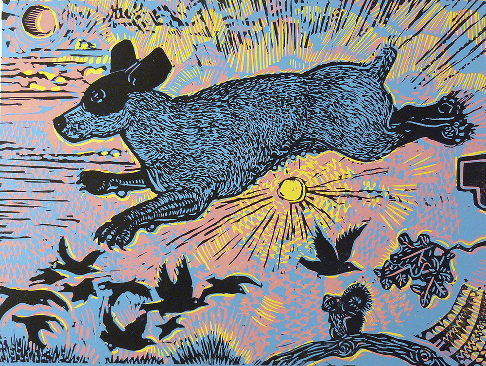 The Leap relief reduction & polychrome 12 x 16
