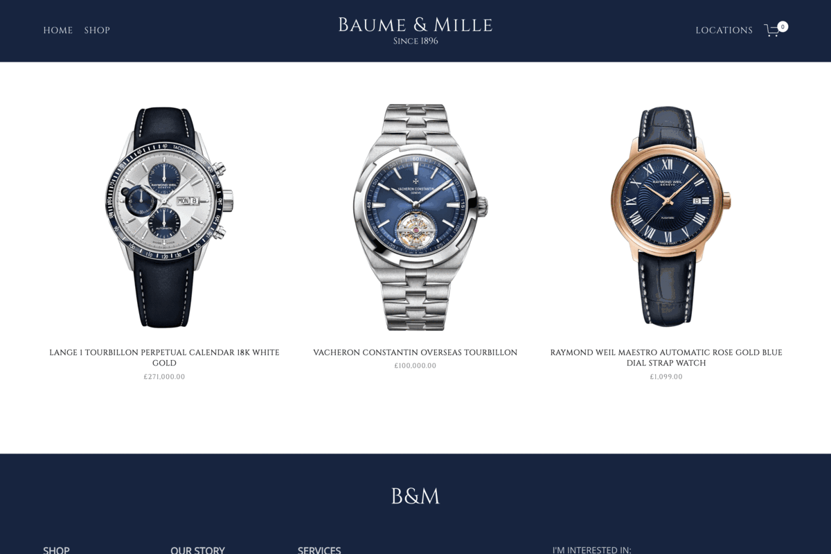 Baume &amp; Mille (Demo)