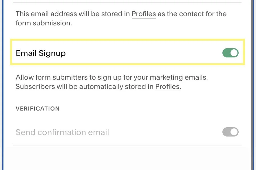Form submission storage update