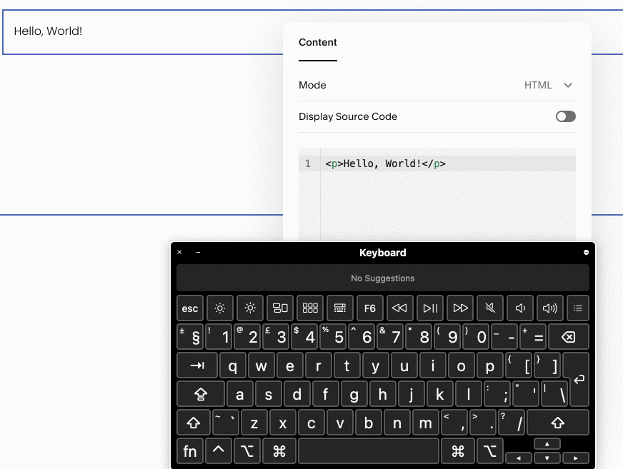 Bug: Difficult to edit Code Block contents [26 November 2021] - SF.DIGITAL