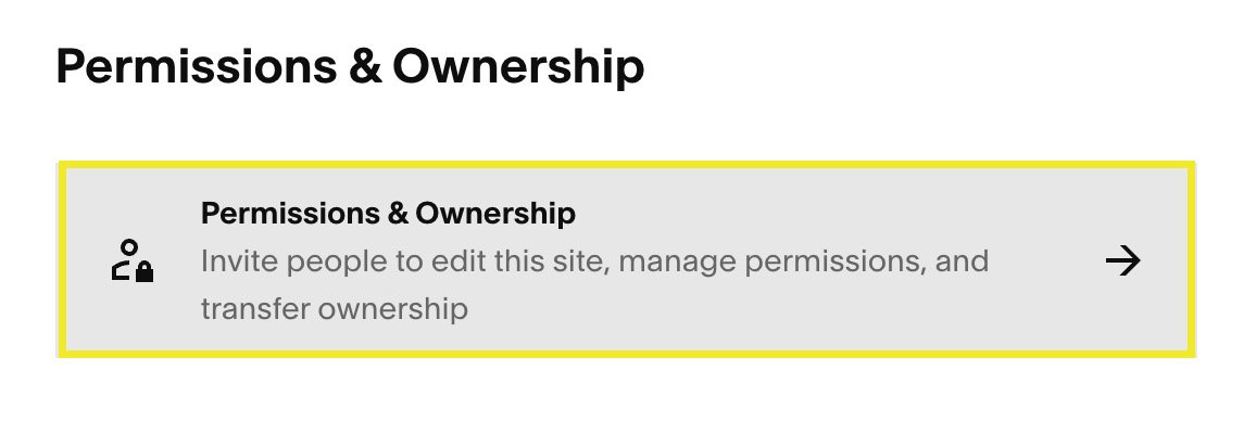 screenshot of the permissions tile