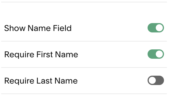 Newsletter options