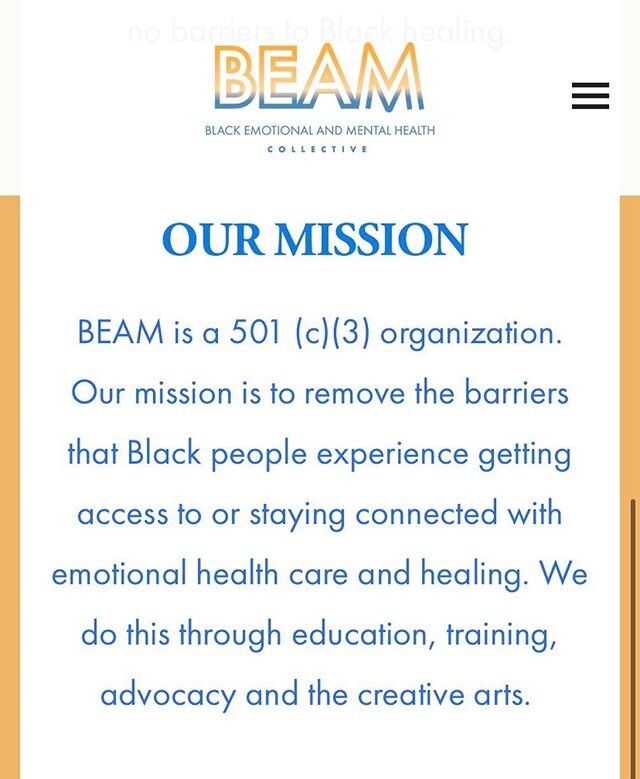 This week I am donating the proceeds of my yoga classes to @_beamorg who is doing incredible work dedicated to the healing, wellness and liberation of Black and marginalized communities. 
You can join me:
Weds 9am CST
Saturday 11:30am

Online through