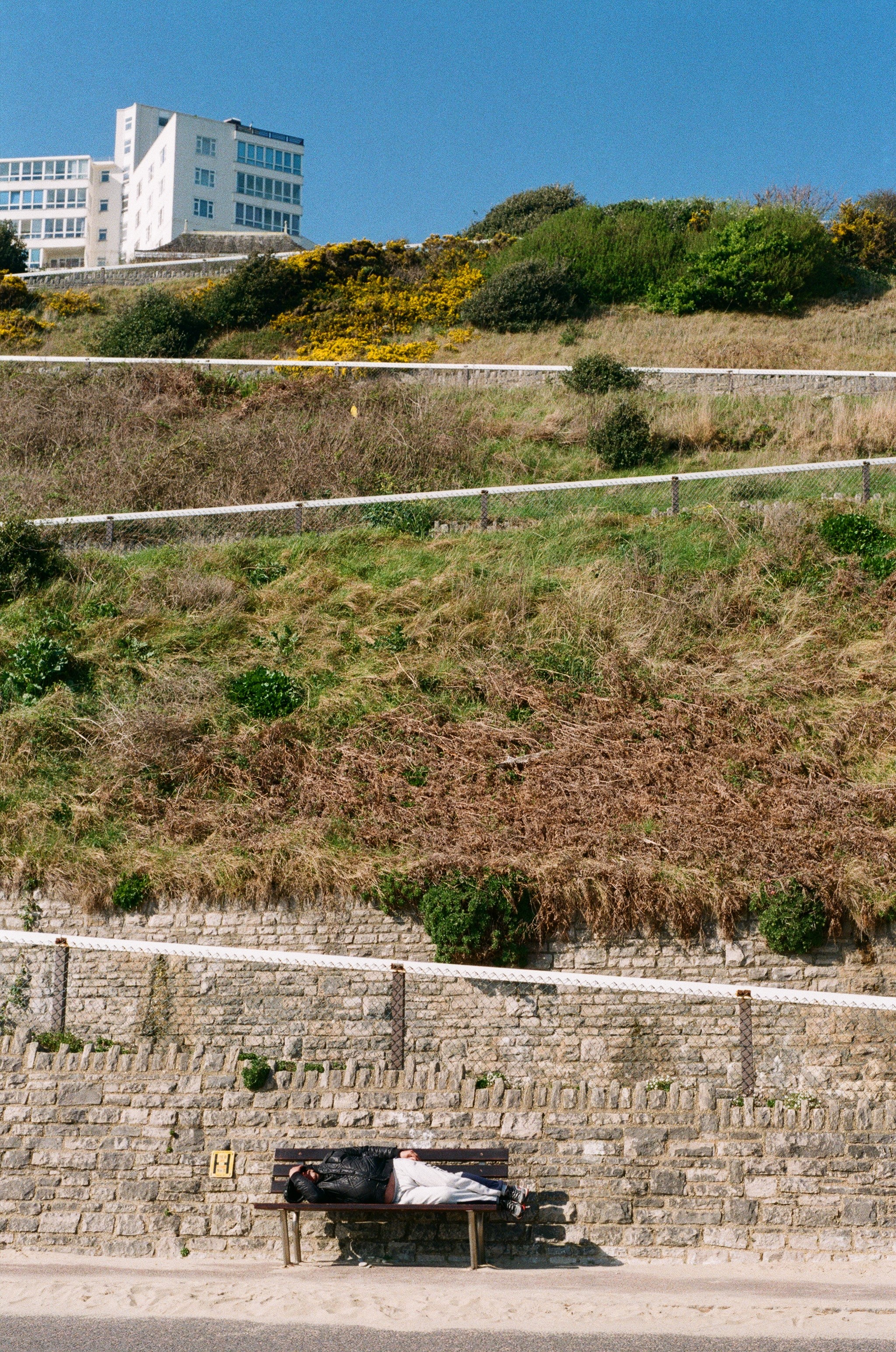 Sleeping Man, Boscombe Beach