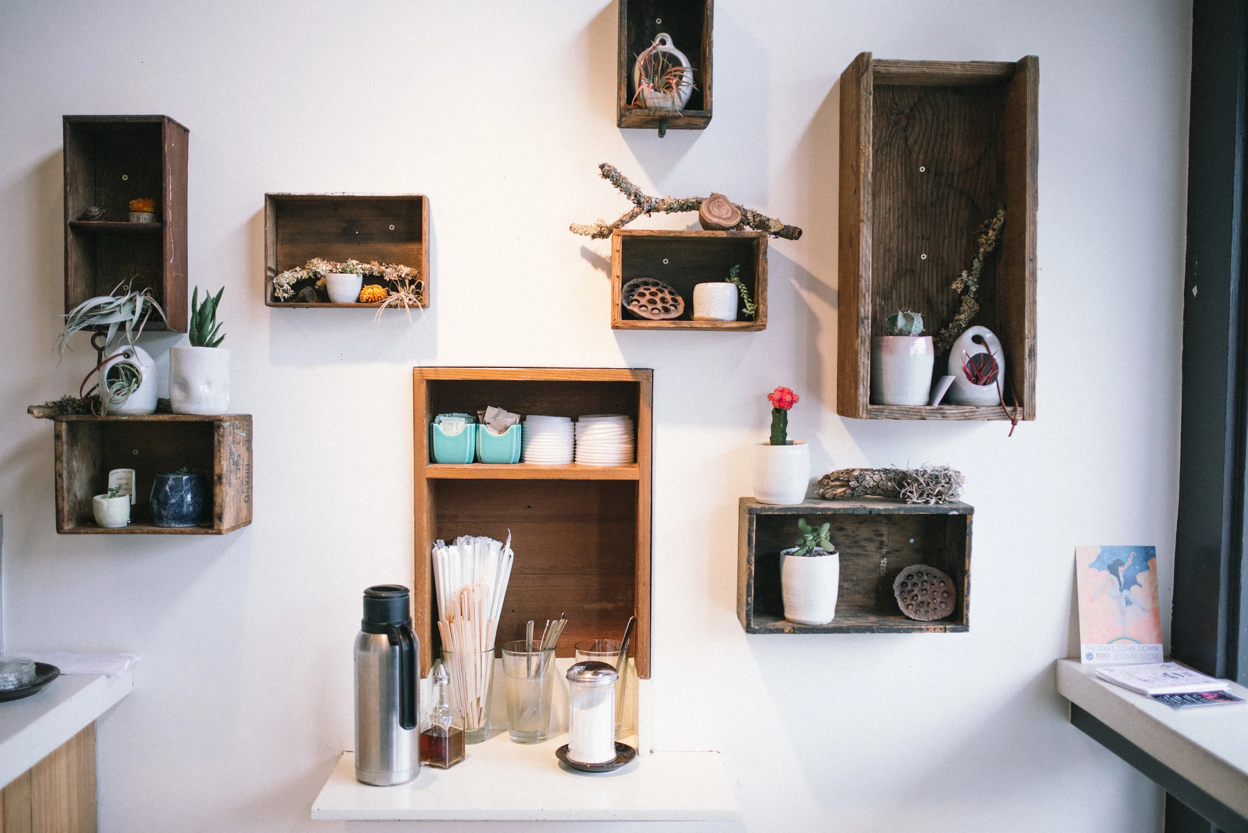 I’d honestly love to just visit a bunch of indepent coffee shops and just document them.