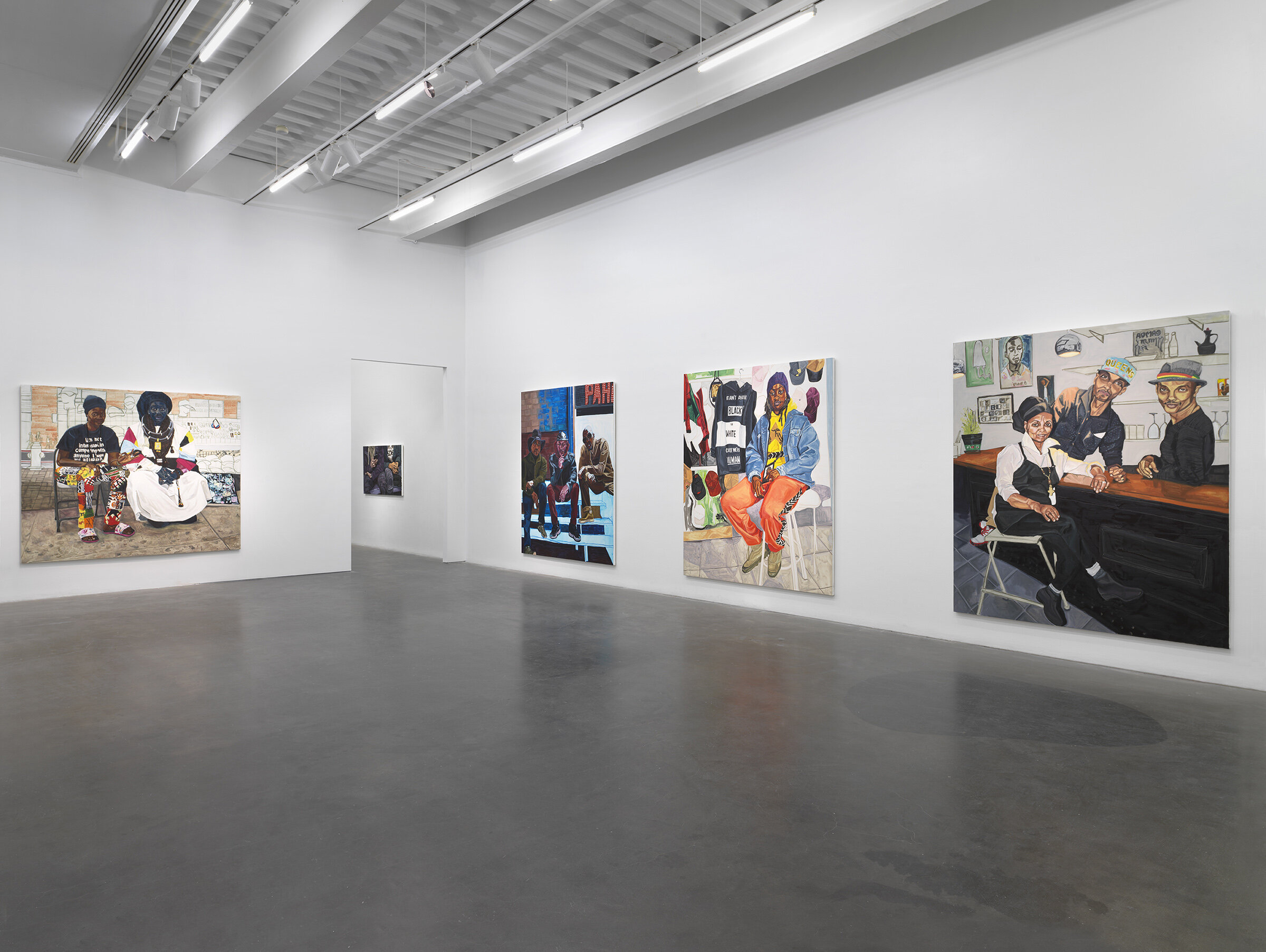  INSTALLATION VIEW: JORDAN CASTEEL, WITHIN REACH, NEW MUSEUM, NEW YORK, FEBRUARY 2 - MAY 24, 2020 