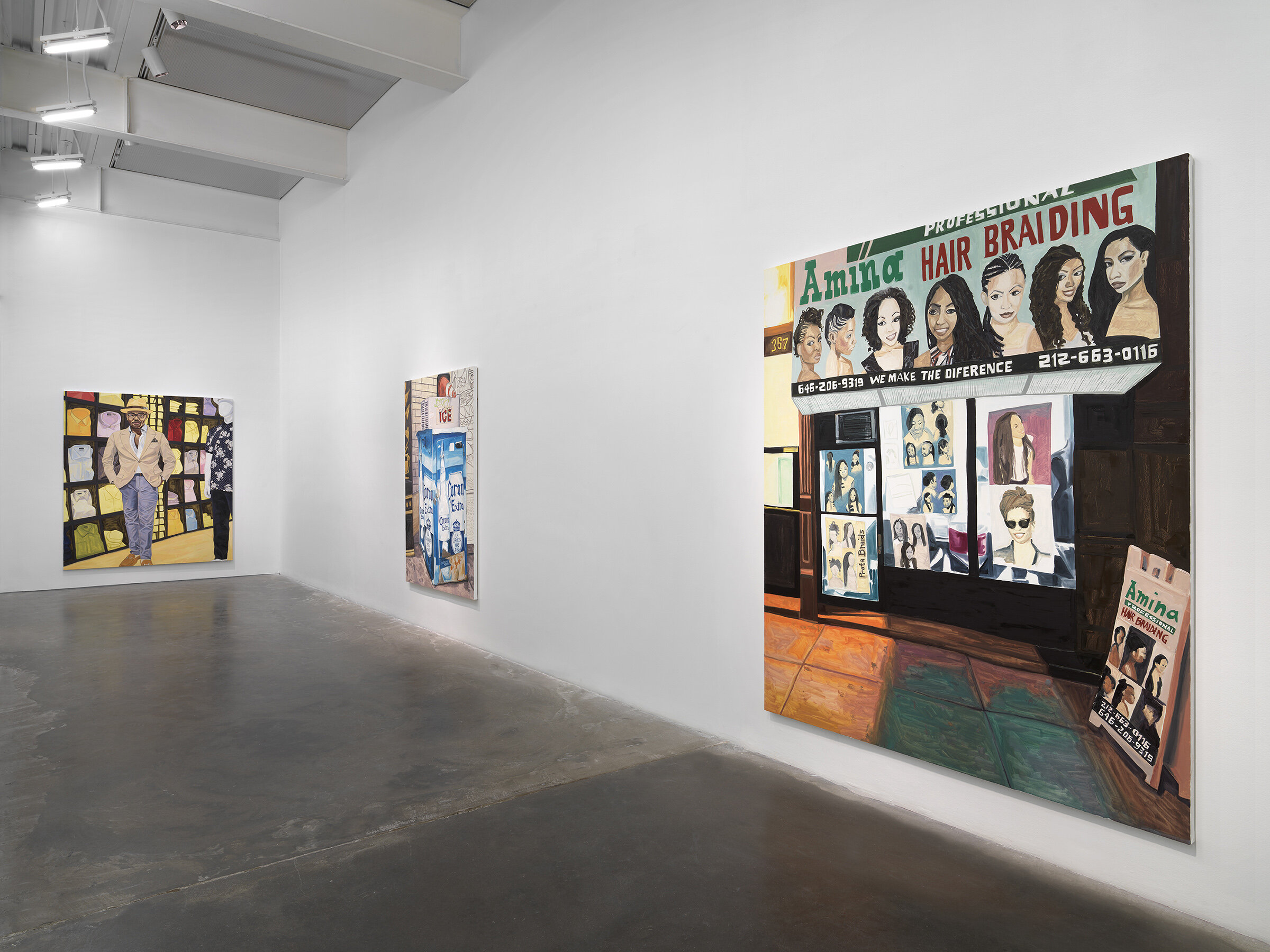  INSTALLATION VIEW: JORDAN CASTEEL, WITHIN REACH, NEW MUSEUM, NEW YORK, FEBRUARY 2 - MAY 24, 2020 