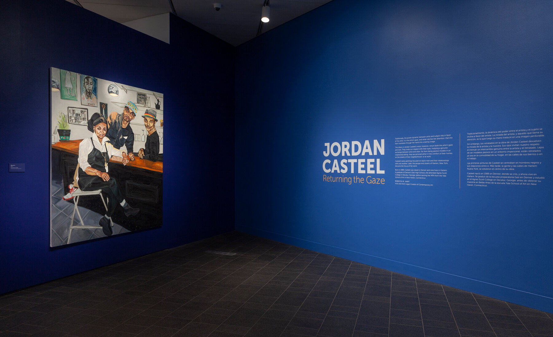  INSTALLATION VIEW: JORDAN CASTEEL, RETURNING THE GAZE, DENVER ART MUSEUM, DENVER, FEBRUARY 3 - JUNE 2, 2019 